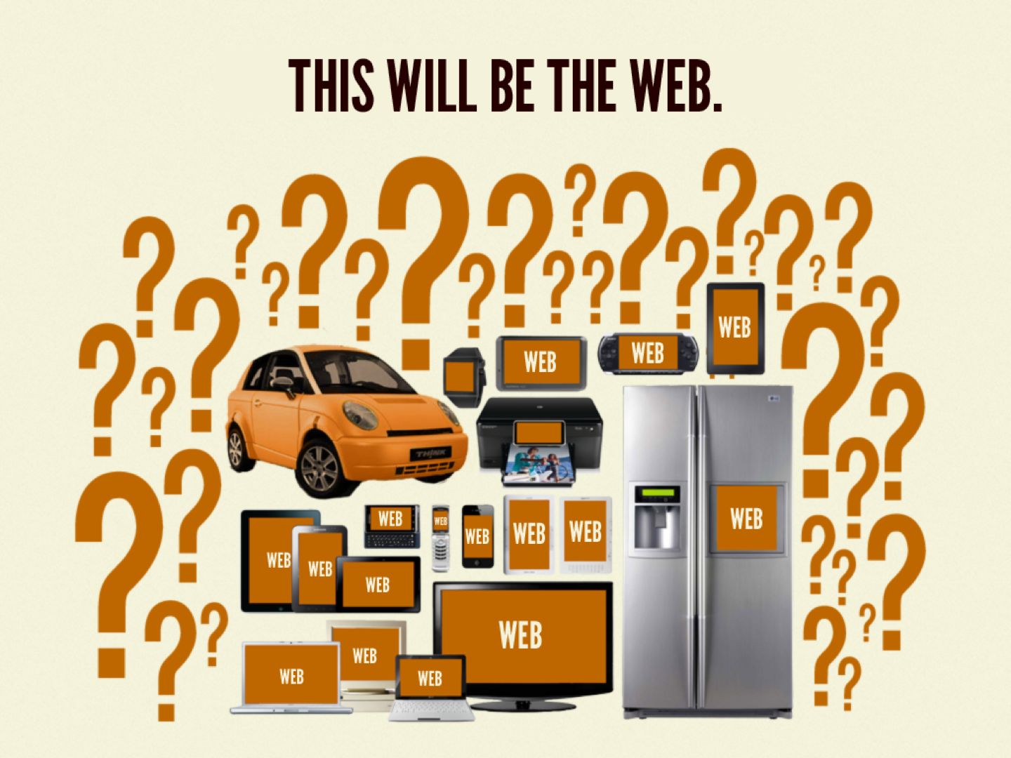 This is how we will be using the web (source: atomicdesign.bradfrost.com)